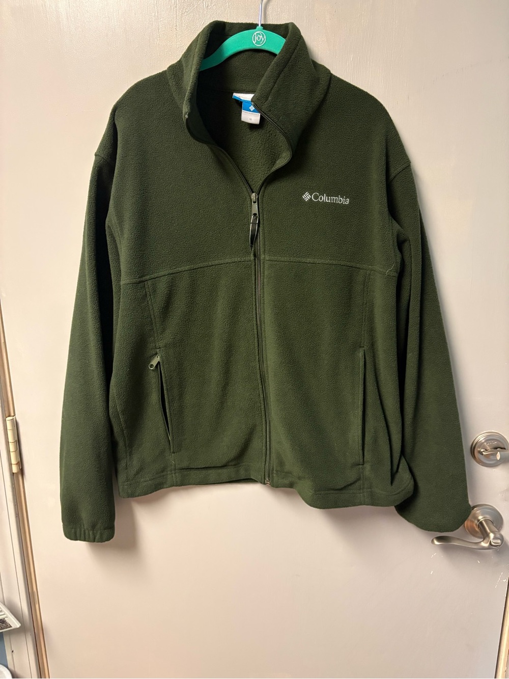 Columbia Men's Full-Zip Fleece Jacket - Forest Green - Size Medium